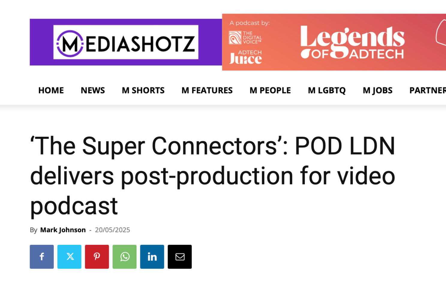 CLICK ON THE IMAGE TO READ MORE - Mediashotz: Yorkseed Featured in The Super Connectors Video Podcast (May 2025)