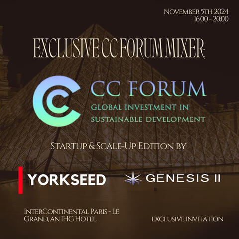 Exclusive CC Forum Mixer - Startup & Scale-up Event by Yorkseed and Genesis II