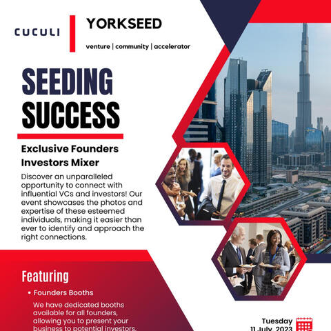 Seeding Success - Exclusive Investors & Founders Mixers by Yorkseed x Cuculi