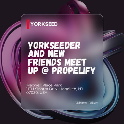 Yorkseeder and New Friends Meet Up @ Propelify Innovation Festival