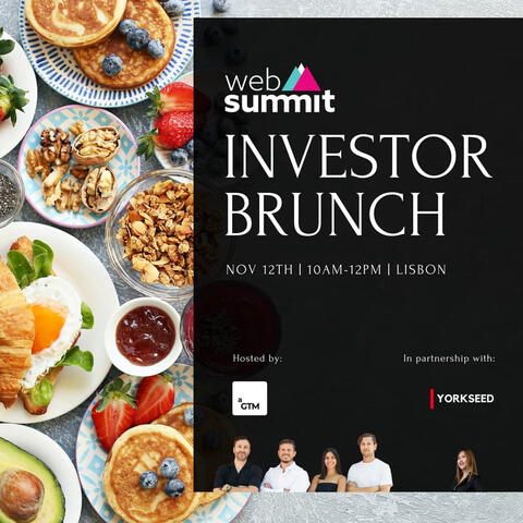 Yorkseed WebSummit INVESTOR-ONLY Brunch